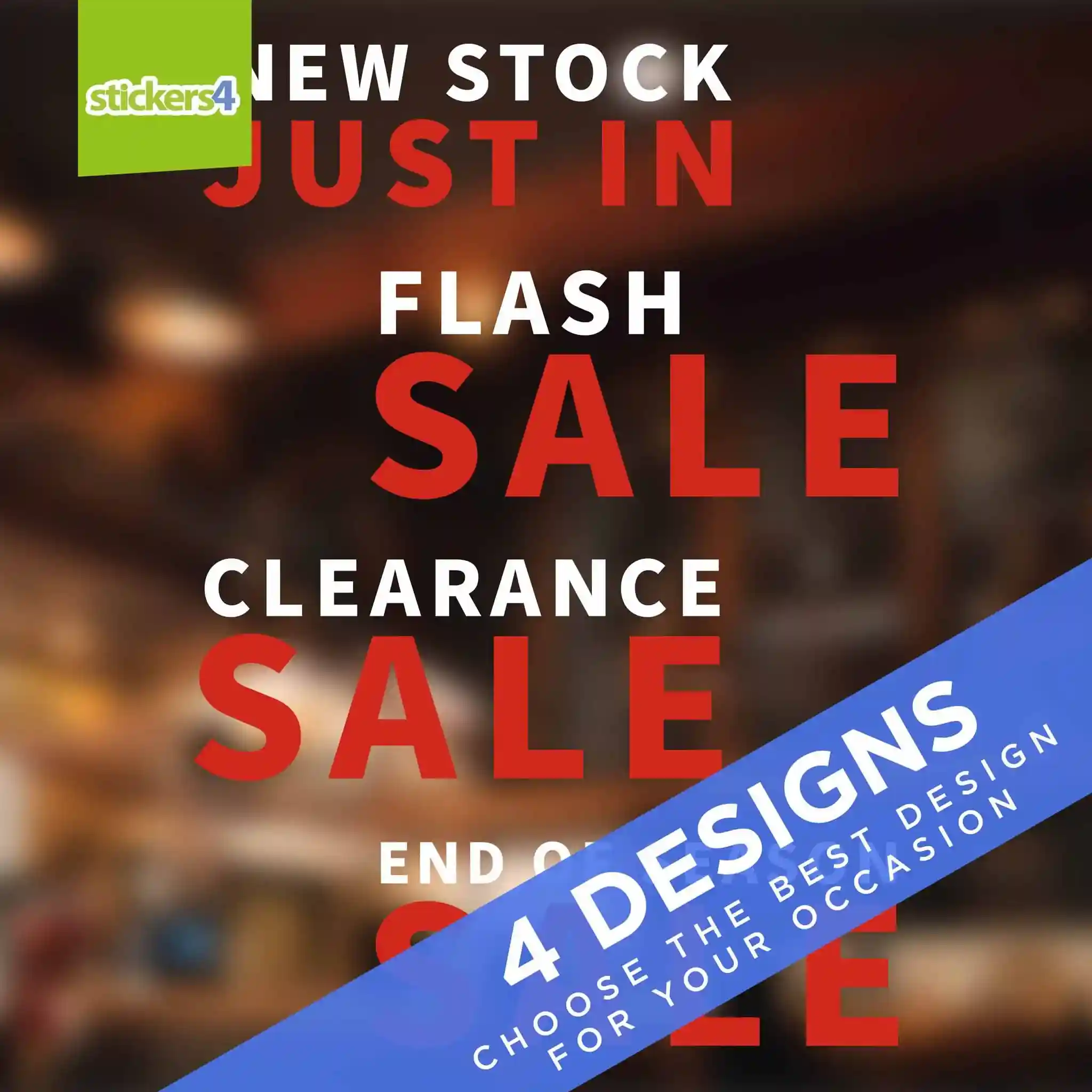 Sale Window Stickers